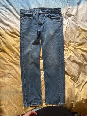Levi's Men's Medium Blue Straight Jeans with Red Tab